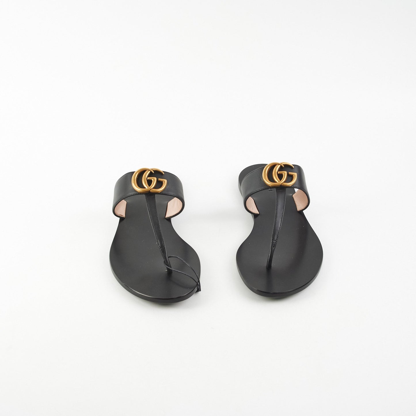 Gucci Thong GG Sandals Black