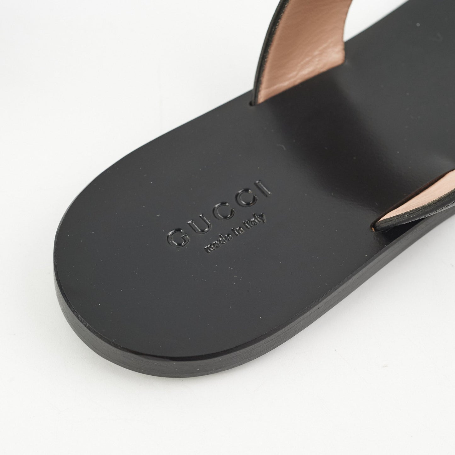Gucci Thong GG Sandals Black