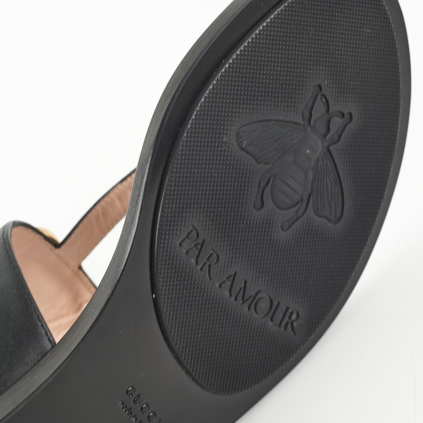 Gucci Thong GG Sandals Black