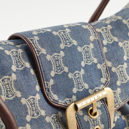 Celine Vintage Denim Shoulder Bag