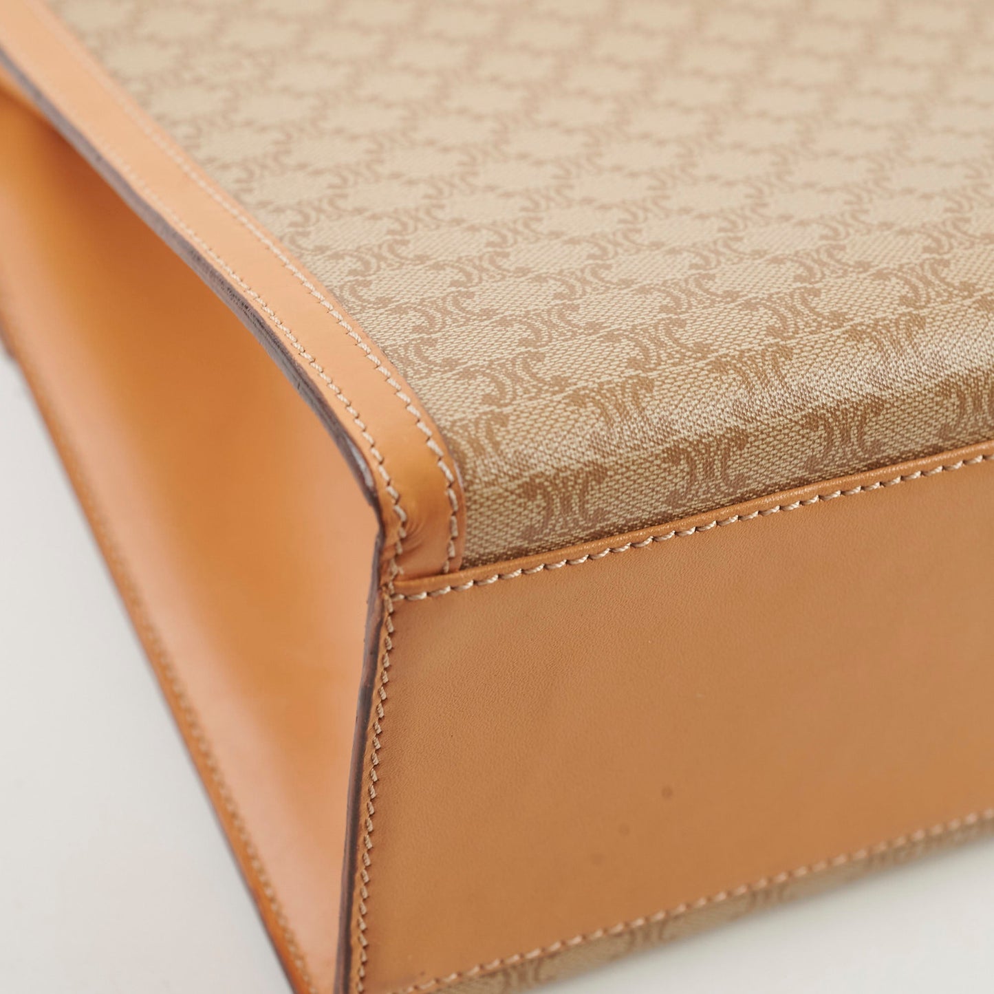 Celine Vintage Macadam Kelly Bag Beige