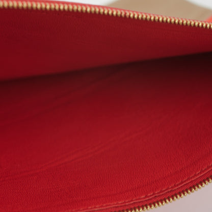 Celine Pouch Red/Taupe