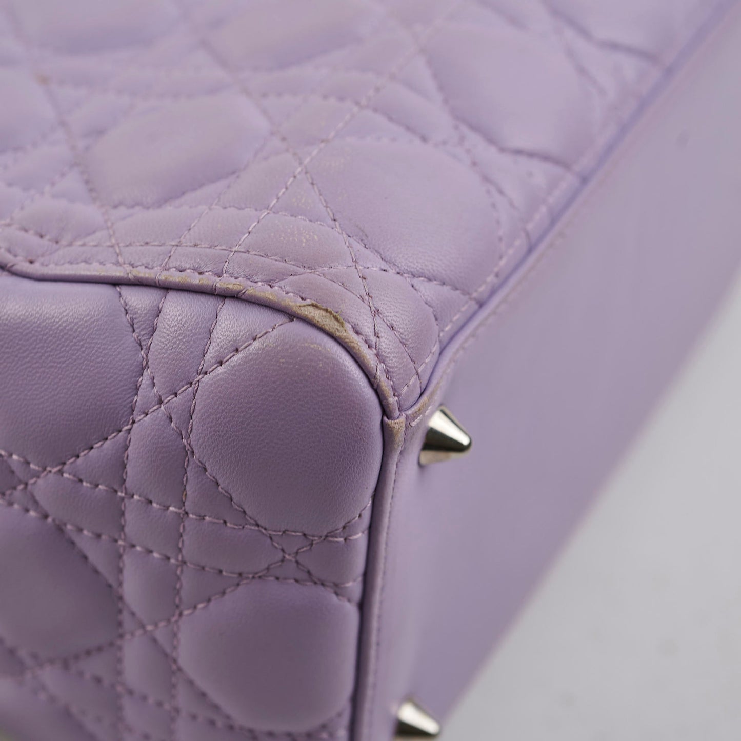 Christian Dior Medium Lady Dior Lambskin Lilac