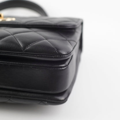 ITEM 32 - Chanel Small Trendy CC Black Quilted (Removable Strap)