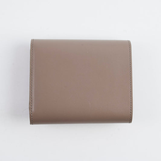 Celine Small Flap Wallet Triomphe in Shiny Calfskin Pebble