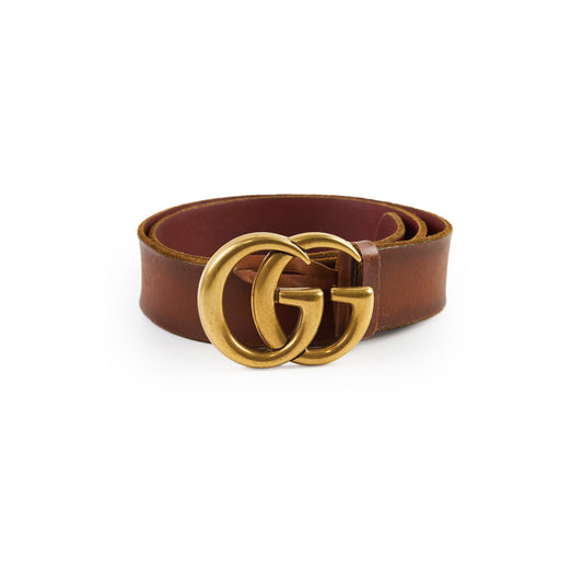 Gucci Marmont Wide Brown Belt Size 85cm Width 4cm