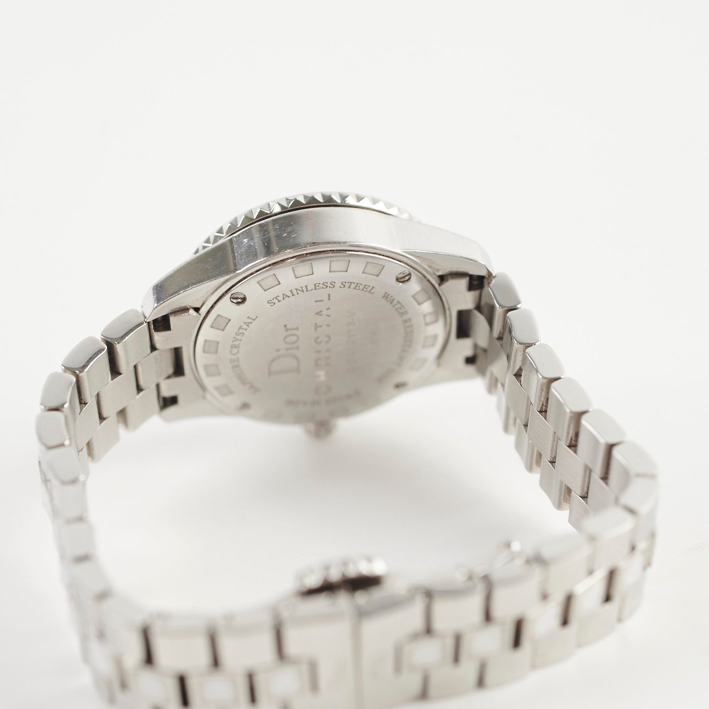 Christian Dior Crystal White Sapphire 28MM Watch CD112113M001