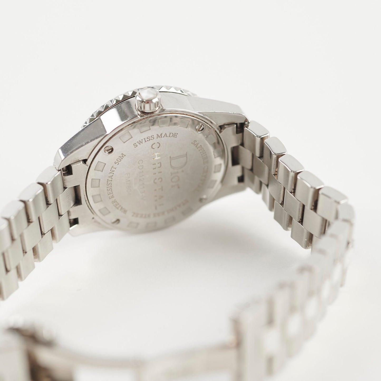 Christian Dior Crystal White Sapphire 28MM Watch CD112113M001