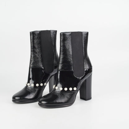 Chanel Ankle Boots Black