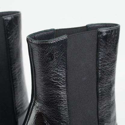 Chanel Ankle Boots Black