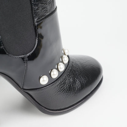Chanel Ankle Boots Black