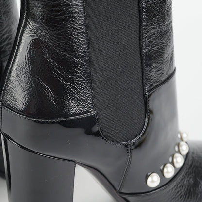 Chanel Ankle Boots Black