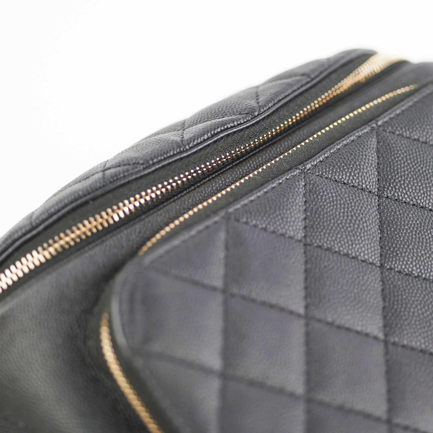 Chanel Caviar Quilted Business Affinity Waist Belt Bag Black