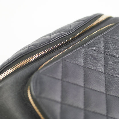 Chanel Caviar Quilted Business Affinity Waist Belt Bag Black