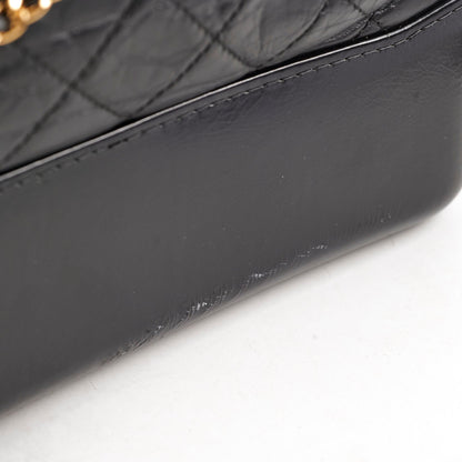 Chanel Gabriel Medium Hobo Calfskin Black