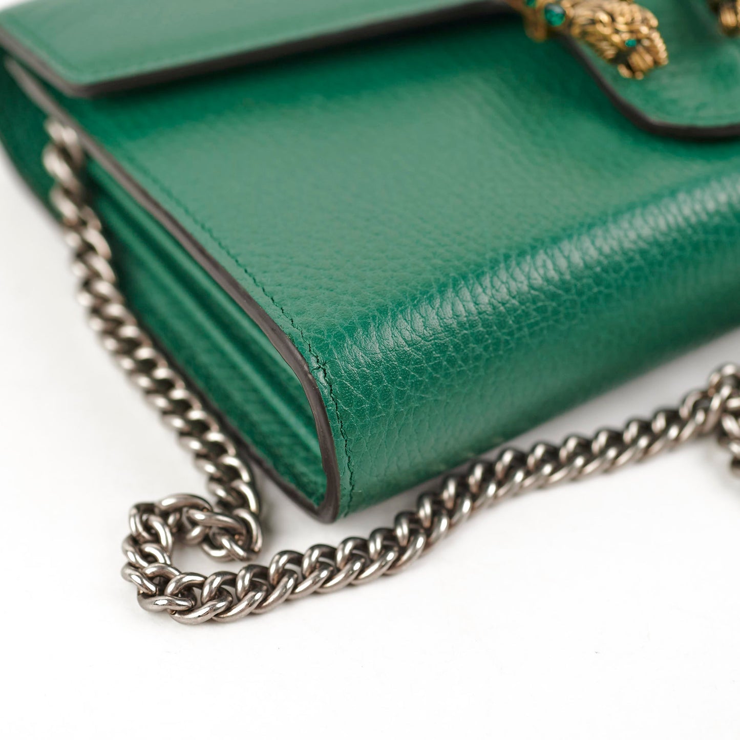 Gucci Dionysus Wallet On Chain Green