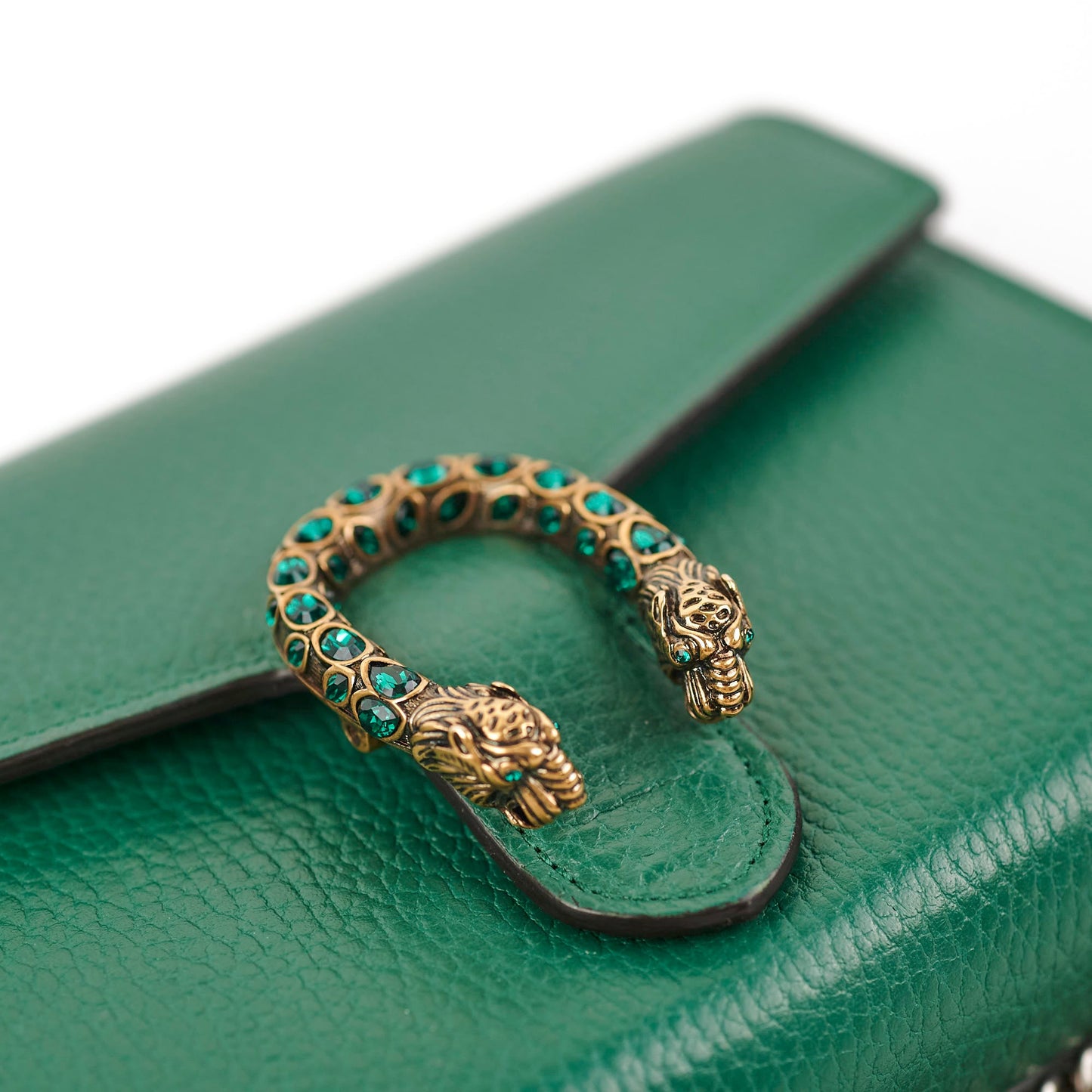 Gucci Dionysus Wallet On Chain Green