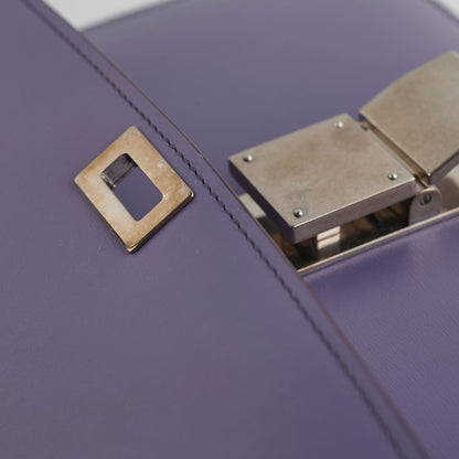 Celine Medium Purple Box Shoulder Bag