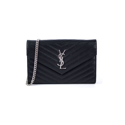 Saint Laurent Envelope Black Crossbody Bag