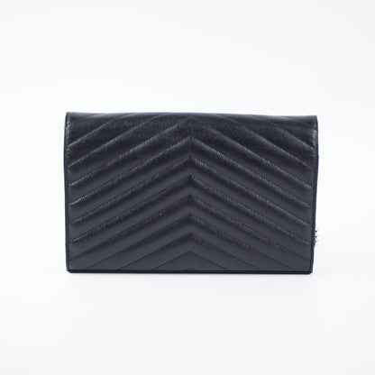 Saint Laurent Envelope Black Crossbody Bag