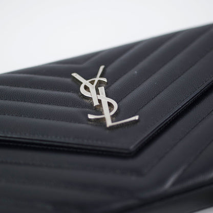 Saint Laurent Envelope Black Crossbody Bag