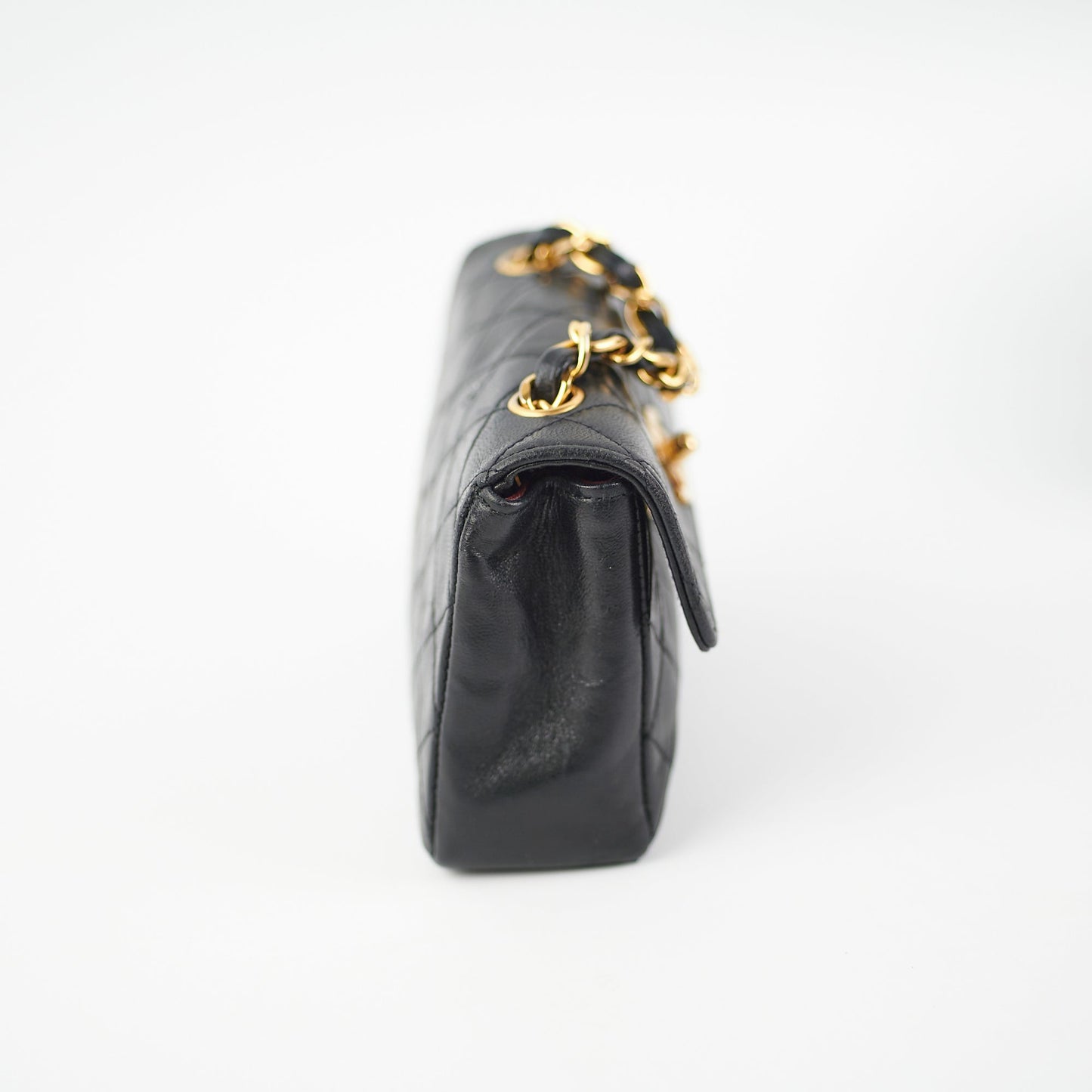 Chanel Mini Vintage Lambskin Black Flap Bag