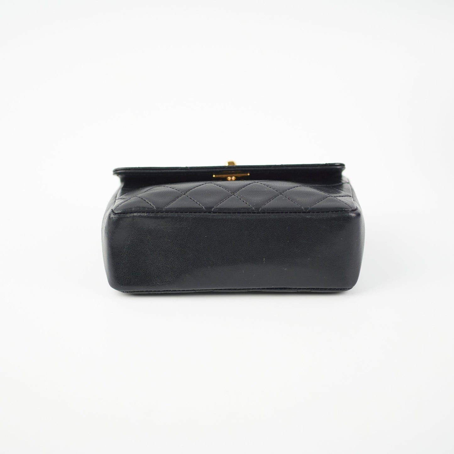 Chanel Mini Vintage Lambskin Black Flap Bag