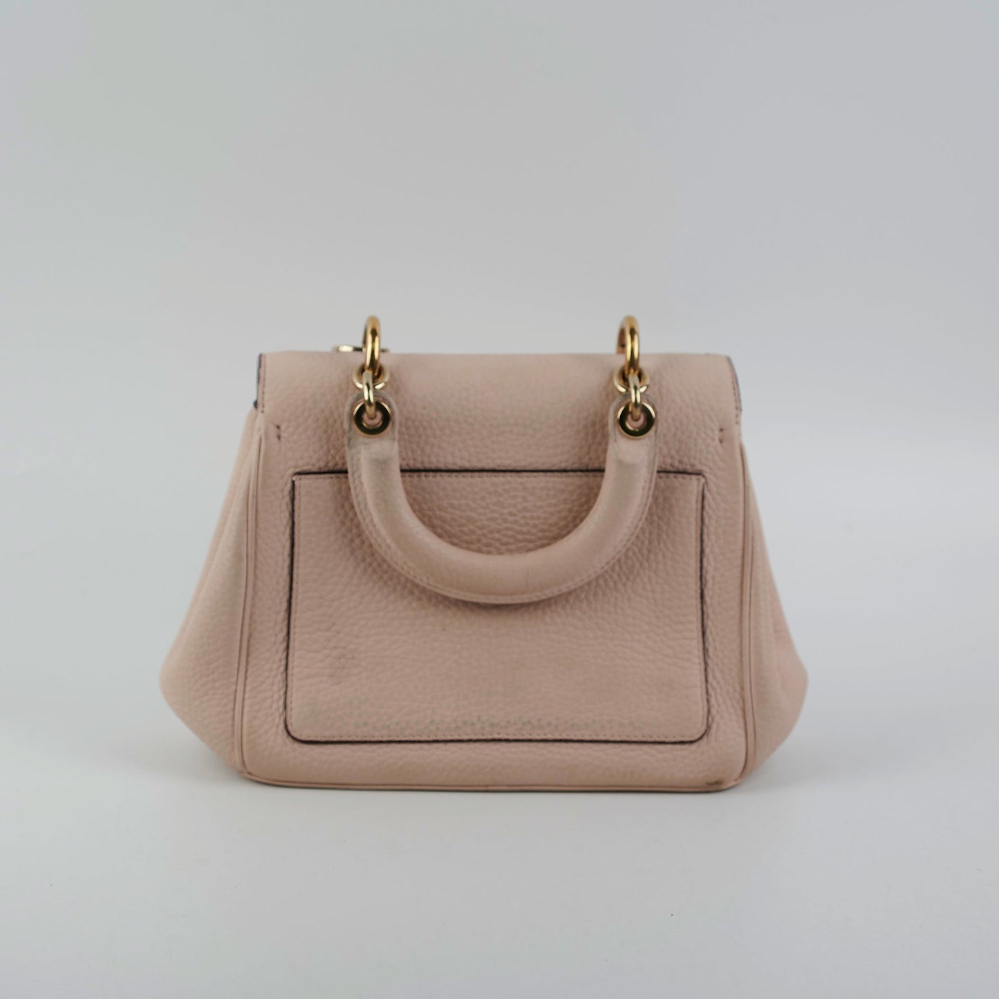 Christian Dior Mini Be Dior Pink Leather Top Handle Bag