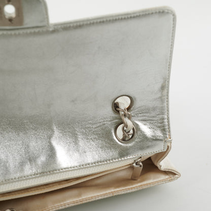 Chanel New Travel Line Chain Shoulder Bag Silver