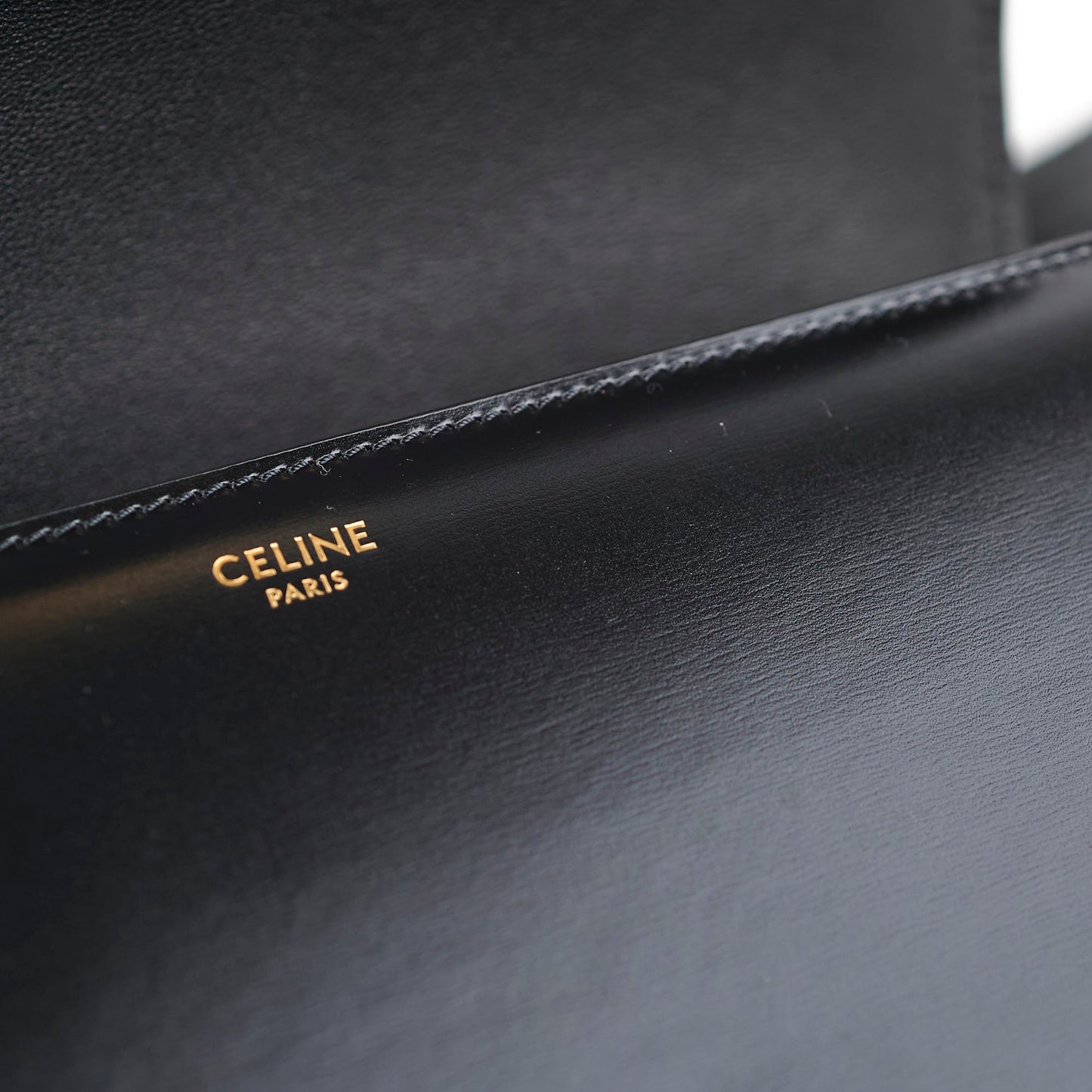 Celine Classique Triomphe Black Crossbody Bag