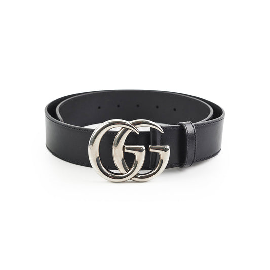 Gucci Marmont Silver Belt 100cm
