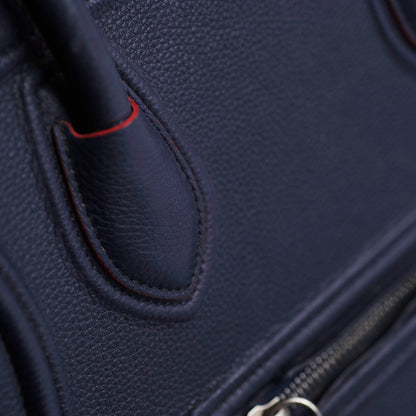 Celine Medium Trapeze Navy Blue Tote Bag