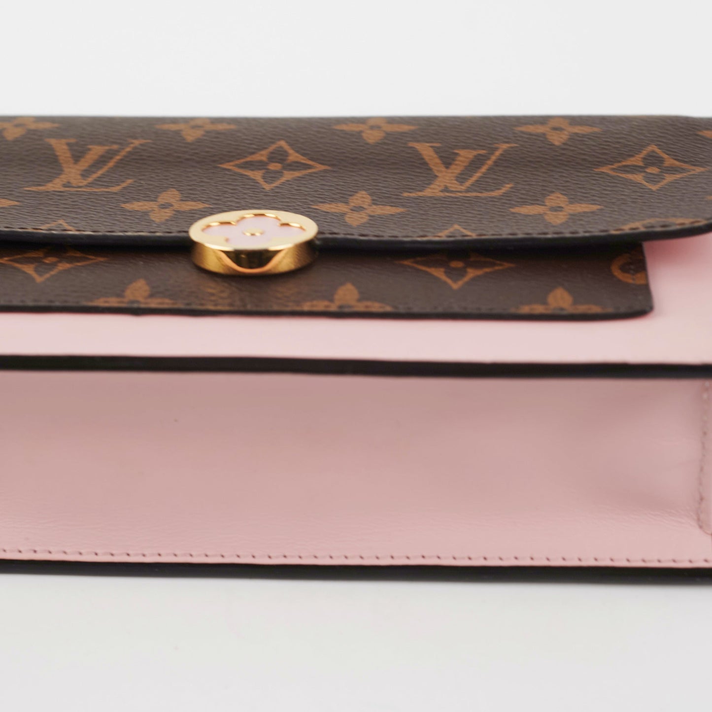 3/7 DOTD- Louis Vuitton Flore Wallet on Chain WOC Monogram/Pink