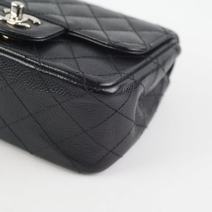 Chanel Caviar Mini Square Bag Black