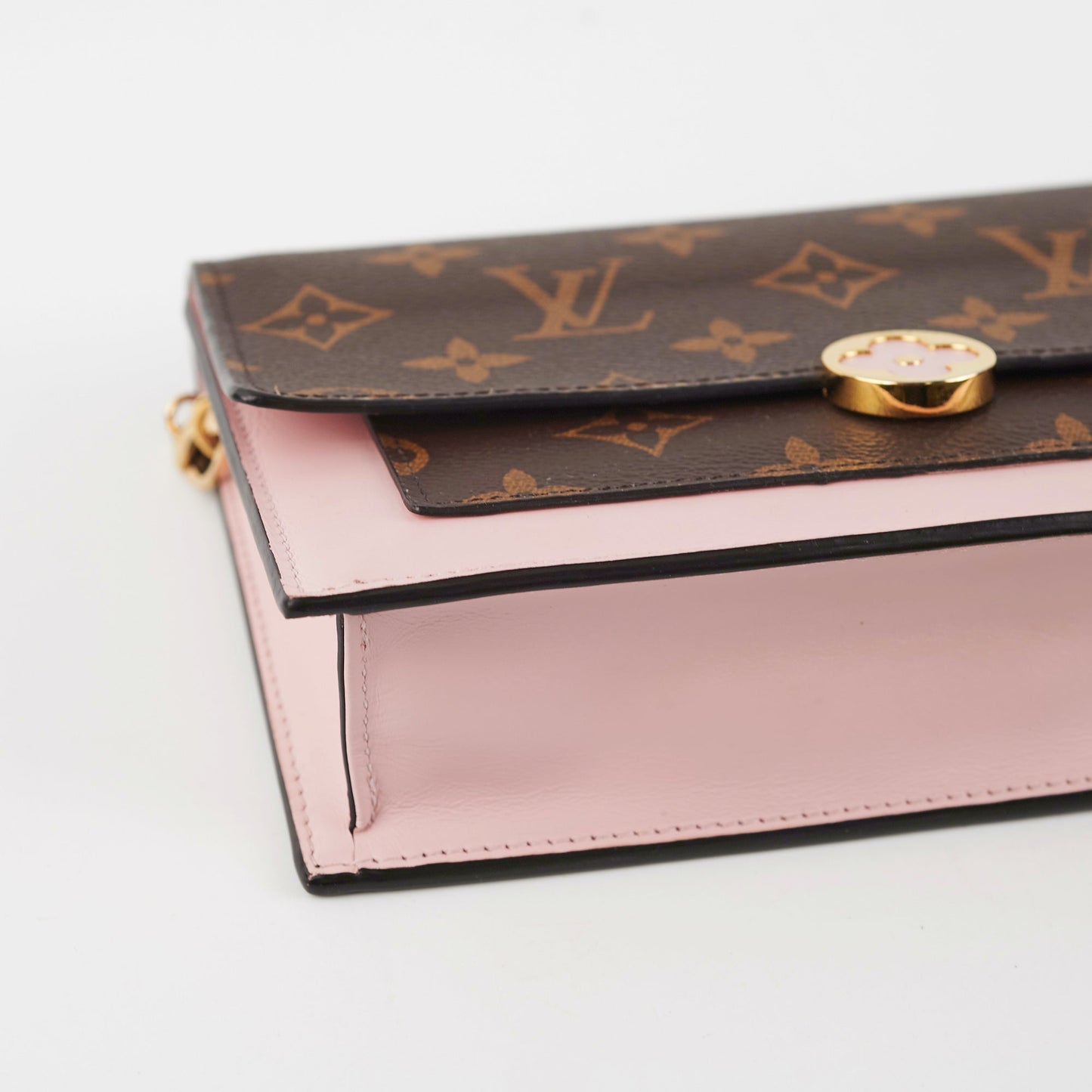 3/7 DOTD- Louis Vuitton Flore Wallet on Chain WOC Monogram/Pink