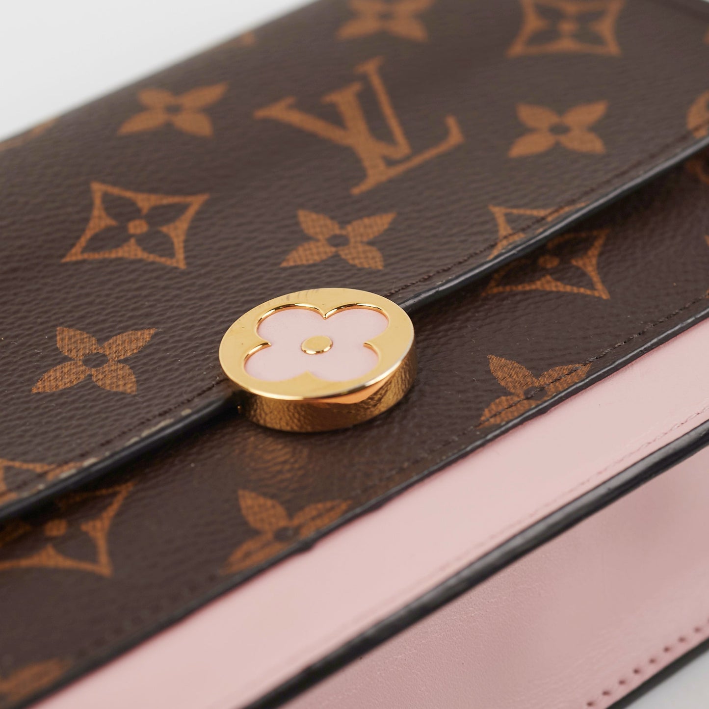 3/7 DOTD- Louis Vuitton Flore Wallet on Chain WOC Monogram/Pink