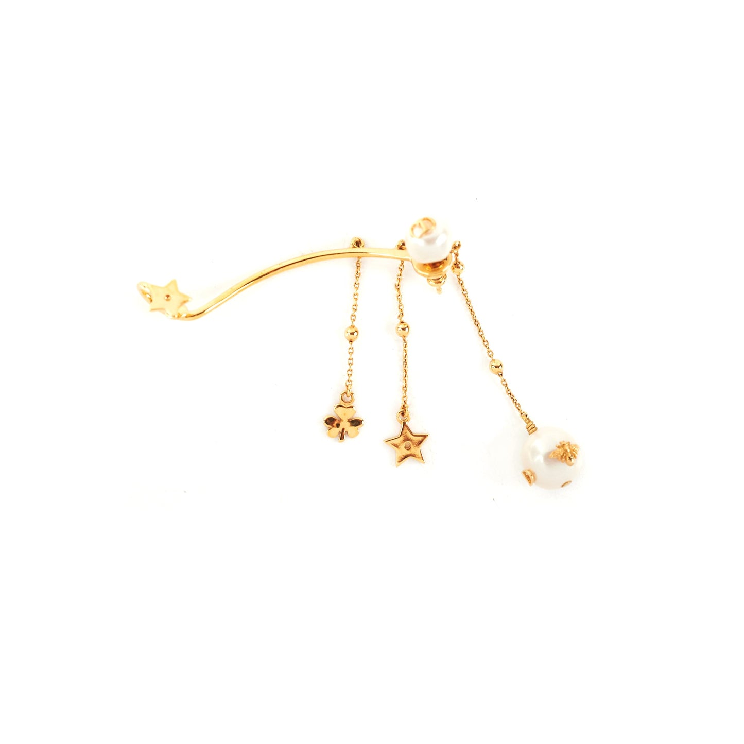 Dior Pearl Gold Earcuffs