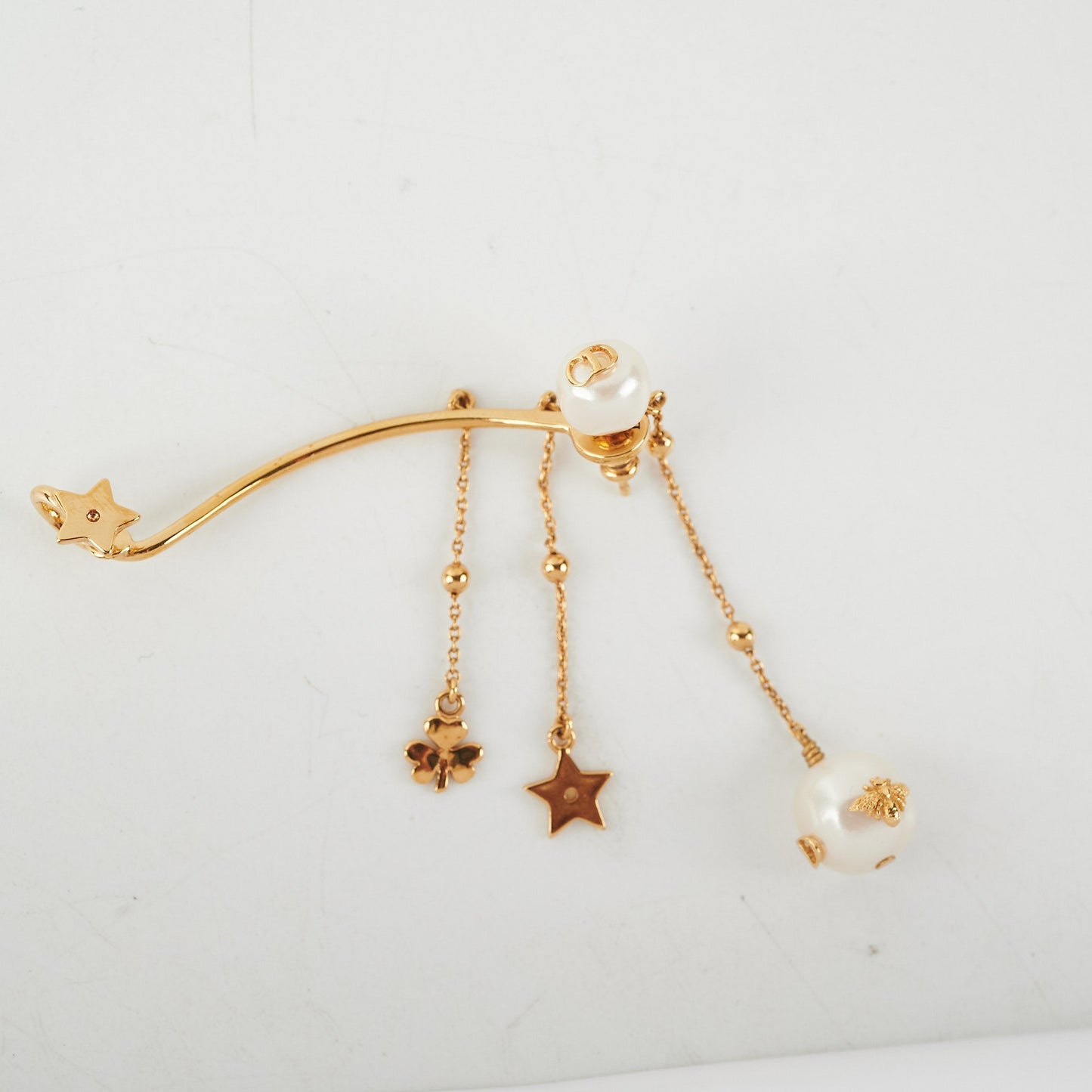 Dior Pearl Gold Earcuffs