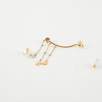 Dior Pearl Gold Earcuffs