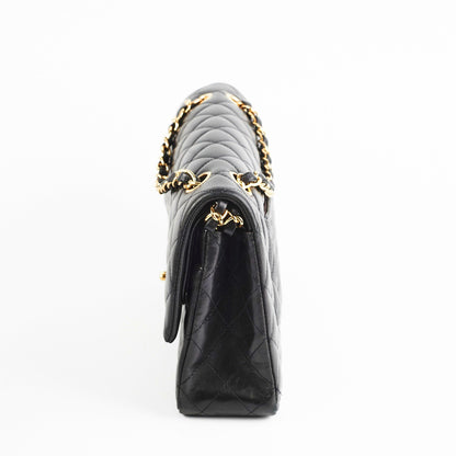 Chanel Medium/Large Classic Double Flap Lambskin Black
