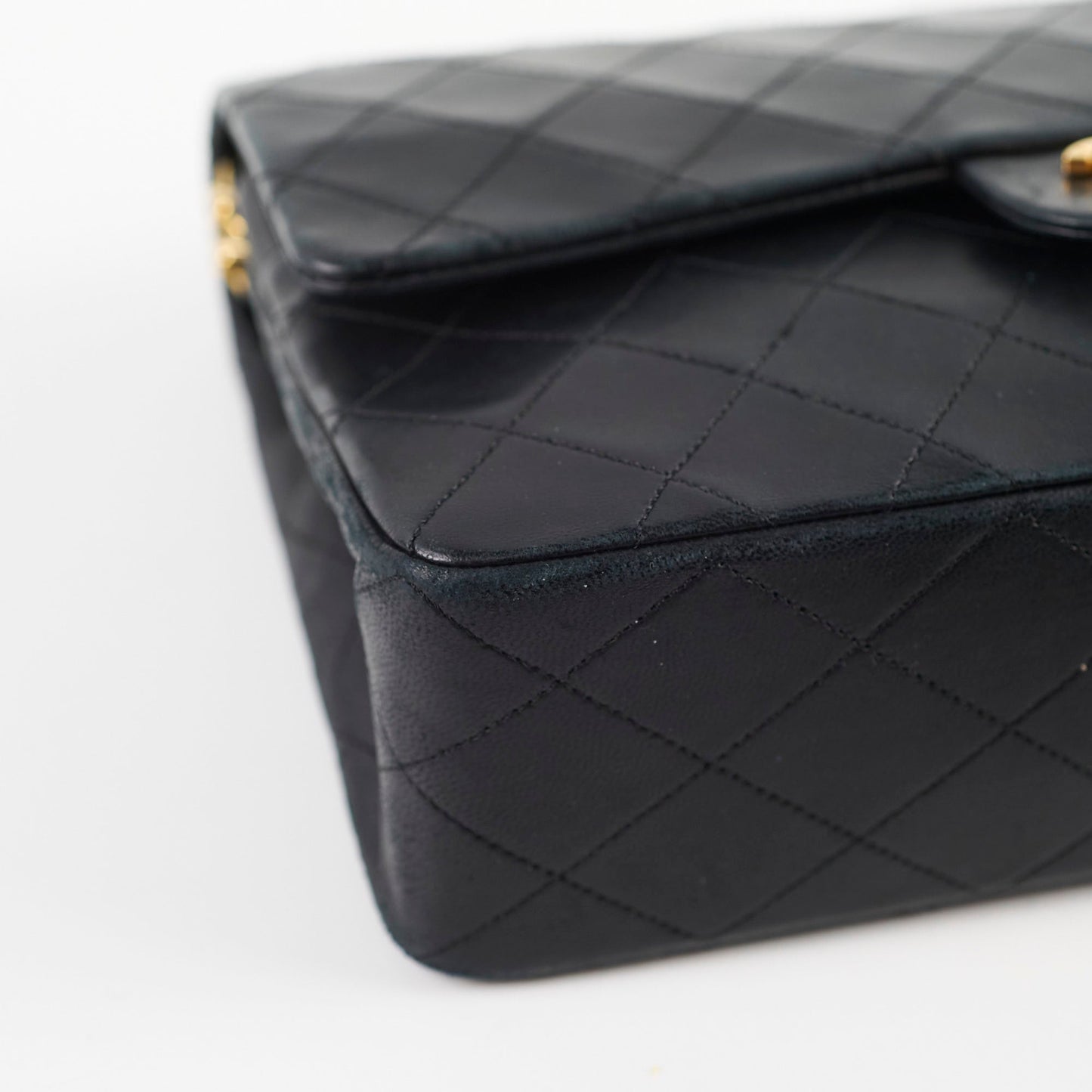 Chanel Medium/Large Vintage Double Classic Flap Black