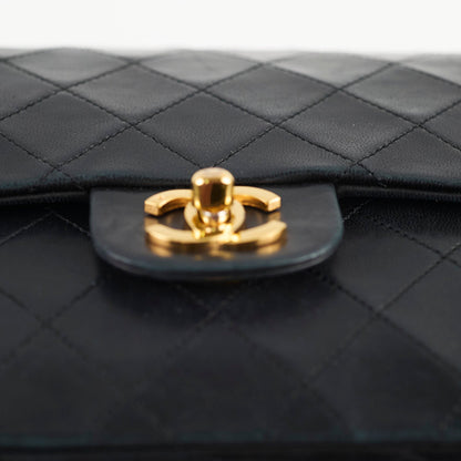 Chanel Medium/Large Vintage Double Classic Flap Black