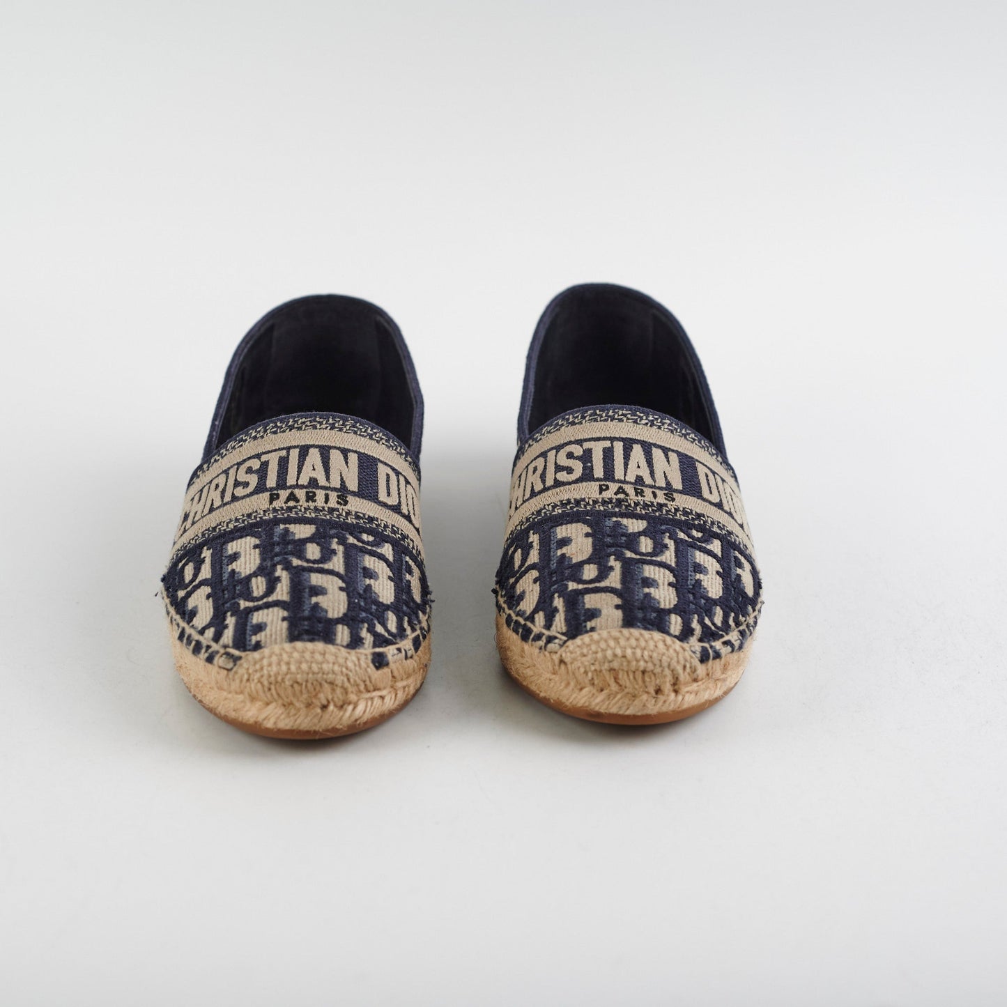 Christian Dior Canvas Flat Shoes Size 37.5