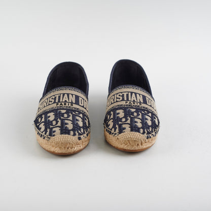 Christian Dior Canvas Flat Shoes Size 37.5