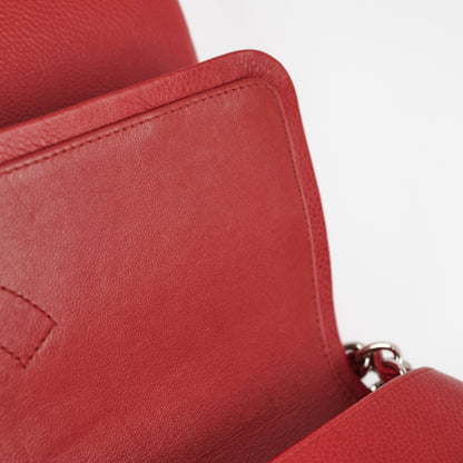 Chanel Maxi Caviar Classic Double Flap Red
