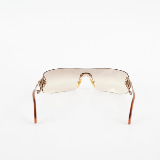 Christian Dior Bronze Square Sunglasses