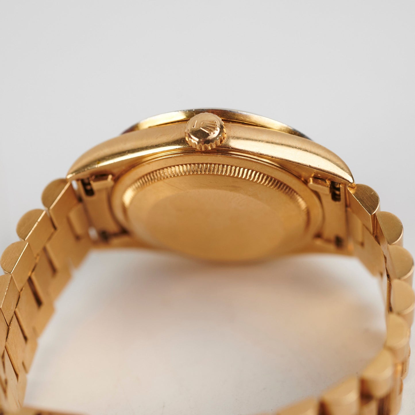 Rolex 36mm President 18k Yellow Gold with Aftermarket Diamonds Watch