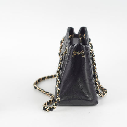 Chanel 22S Mini Bucket Bag Caviar Black Microchip 2023