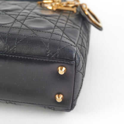 Christian Dior Lady Dior Mini Black Vintage 1997