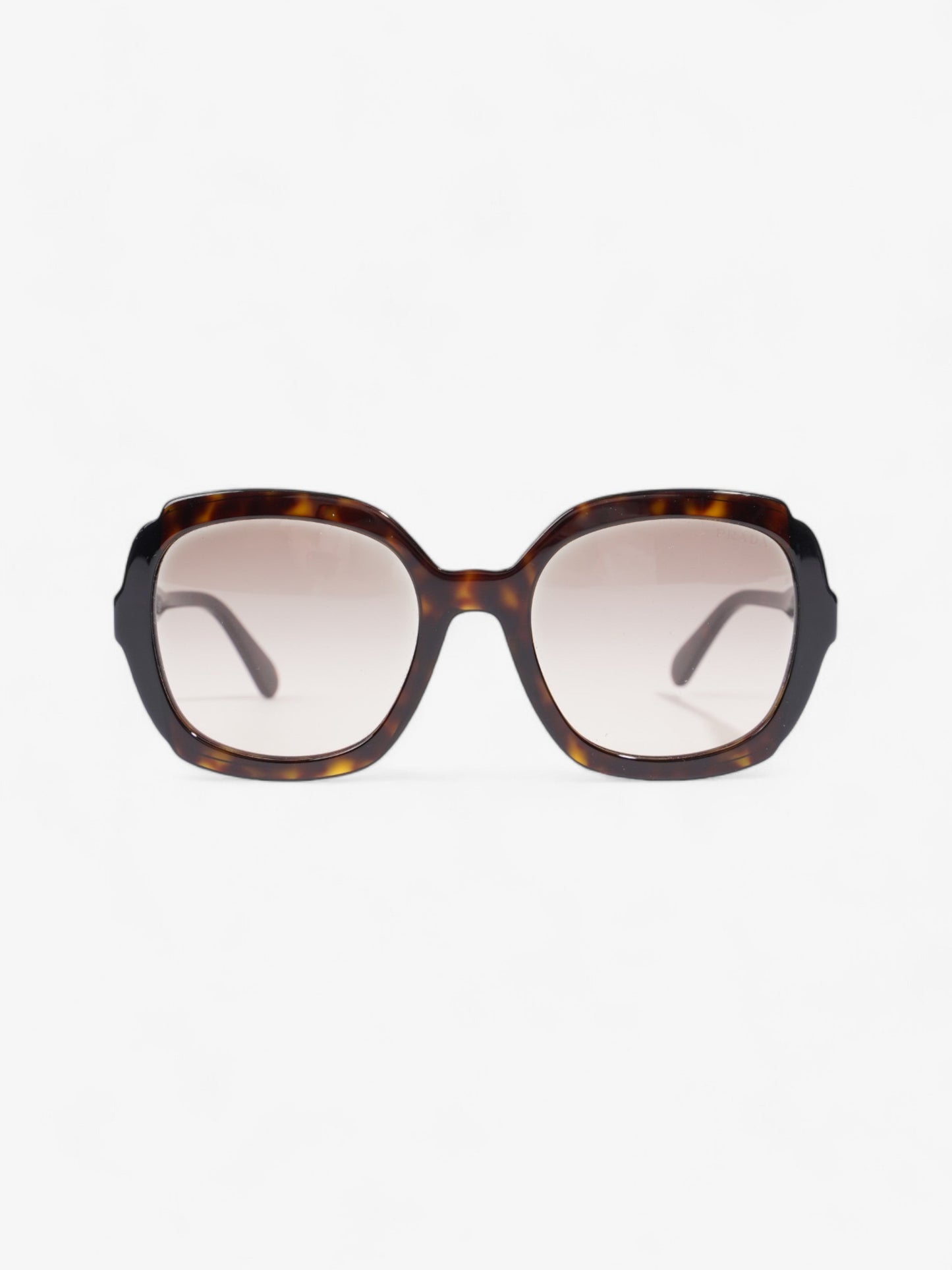 Prada Square Sunglasses Havana Brown Acetate 140mm